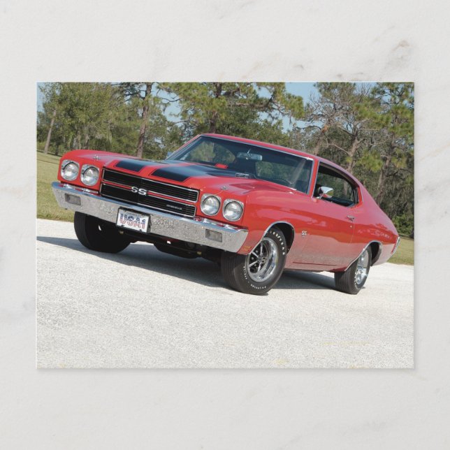 70' Chevelle SS  Postcard (Front)