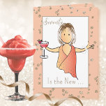 70 Fabulous Female Cartoon Margarita 70th Birthday Card<br><div class="desc">Let her know that 70 is the new Fabulous with this female cartoon holding a strawberry margarita.  This fun and funny card is sure to put a smile on her face.  Customise the inside message and even change the year if you like!</div>