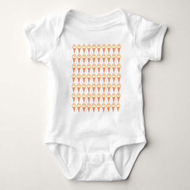 70 Icecreams Baby Bodysuit (Front)