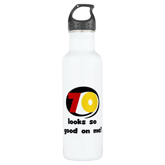 70 Looks So Good on Me T-shirts and 710 Ml Water Bottle (Front)