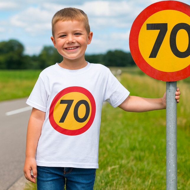 70 Speed Limit Road Traffic Sign T-Shirt (Creator Uploaded)