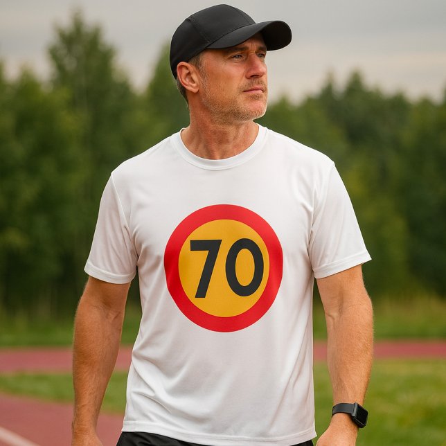 70 Speed Limit Road Traffic Sign T-Shirt (Creator Uploaded)