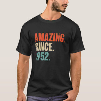 70 Year Birthday Gift Men Women - Vintage Amazing T-Shirt