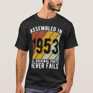 70 Year Old Birthday Car Fans Born In 1953 70th Bi T-Shirt