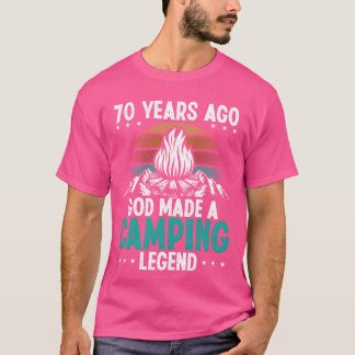 70 Year Old Camping Legend Scout 70Birthday Camper T-Shirt