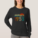 70 Year Old Vintage 1955 Retro 70th Birthday Gift  T-Shirt<br><div class="desc">70 Year Old Vintage 1955 Retro 70th Birthday Gift Men Women</div>