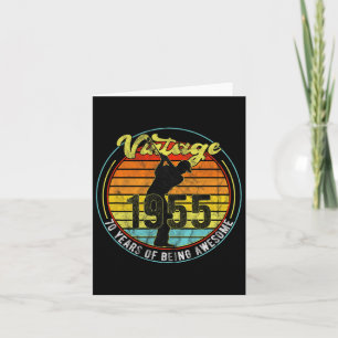 70 Year Old Vintage Golf Golfer 1955 70th Birthday Card