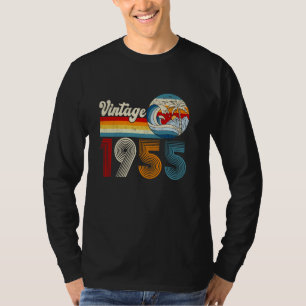 70 Years Old Retro Vintage Born In 1955 70th Birth T-Shirt