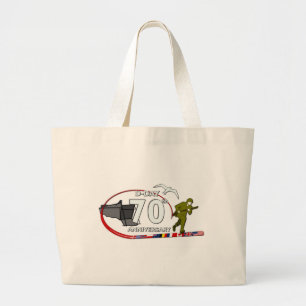 70ème anniversaire du Débarquement de Normandie Large Tote Bag