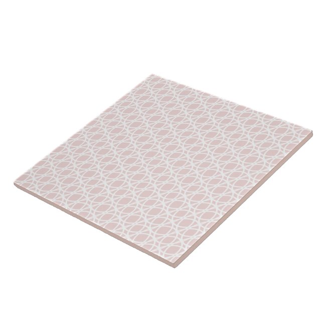 70ies 60ies light pink rose tile (Side)