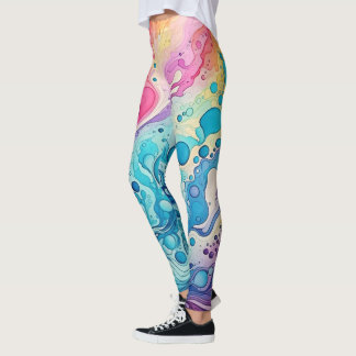 70s 60s Psychedelic Hippy Retro Hip Leggings