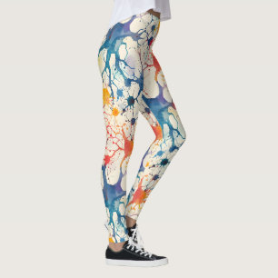 70s 60s Psychedelic Hippy Retro Hip Leggings