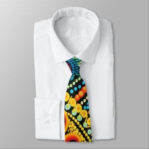 70s 60s Psychedelic Hippy Retro Hip Tie