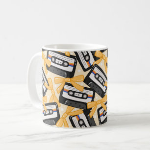 70s 80s 90s Retro Cassette Tape Music Coffee Mug