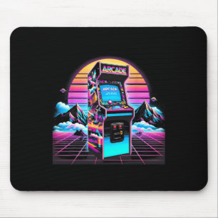 70s 80s 90s Vintage Retro Arcade Video Game Old Sc Mouse Pad