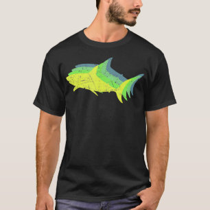 70s 80s Distressed Vintage Retro Graphic Shark  T-Shirt