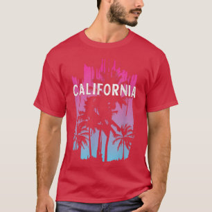70s 80s in California Beach Santa Cruz Surfing T-Shirt