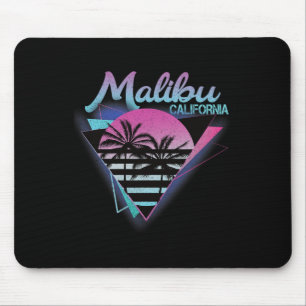 70s 80s In California City Malibu Surfing Mouse Pad