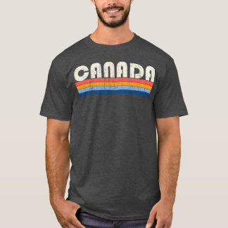 70S 80S Style Canada girl T-Shirt