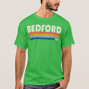 70S 80S Style Hometown Of Bedford boy T-Shirt