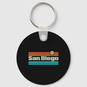 70s 80s Surfing California Ca San Diego  Key Ring