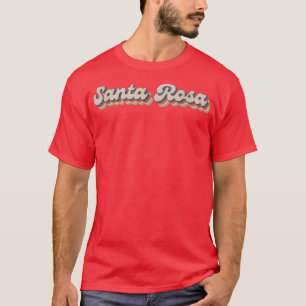 70s 80s USA City  Vintage Santa Rosa  T-Shirt