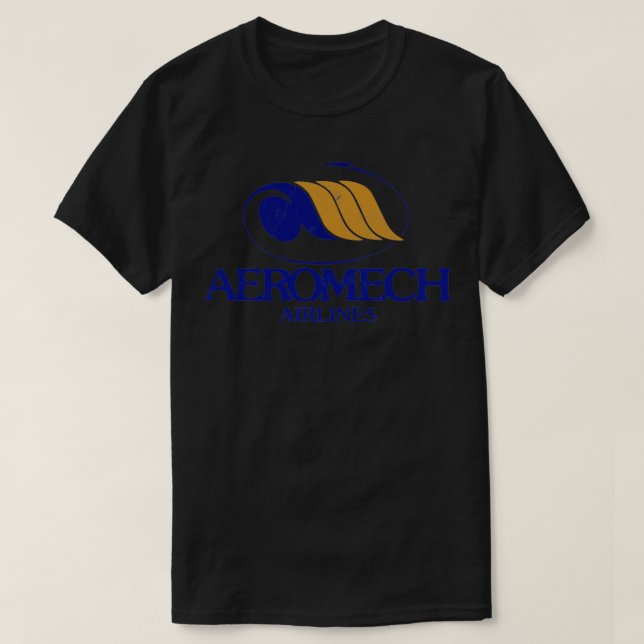 70s Aeromech Airlines T-Shirt (Design Front)
