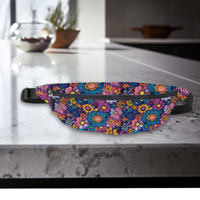 70s Boho Floral Flowers  Bum Bags (Creator Uploaded)