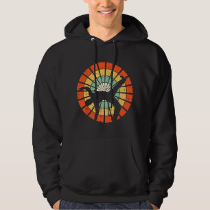 70s Capoeira Retro Brazilian Martial Arts Dance Fi Hoodie