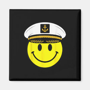 70s Captain Yellow Smile Face Smiling Happy Fun Ya Magnet