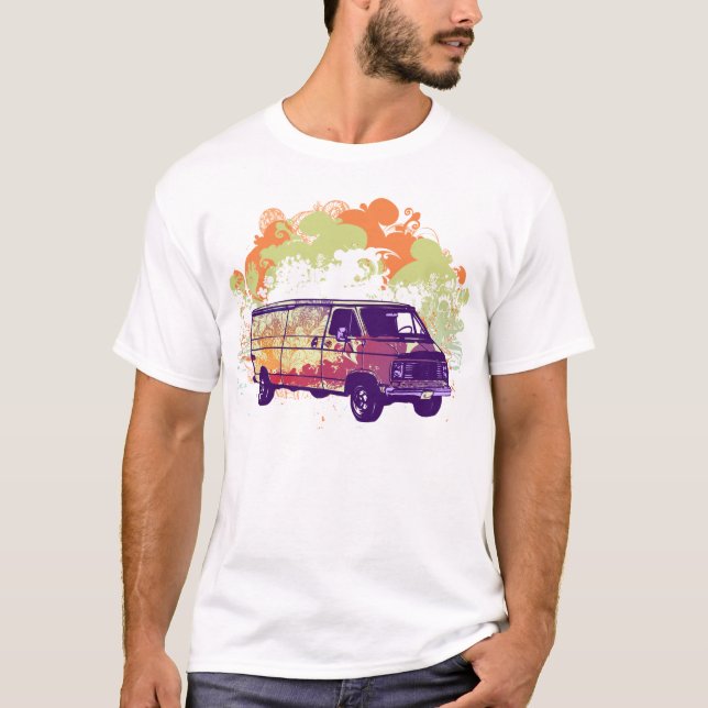 70's Chevy Hippie Van T-Shirt (Front)