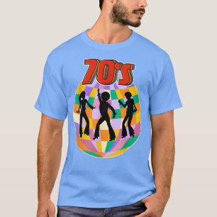 70s Costume Hippie Disco Dancing Funny Groovy T-Shirt