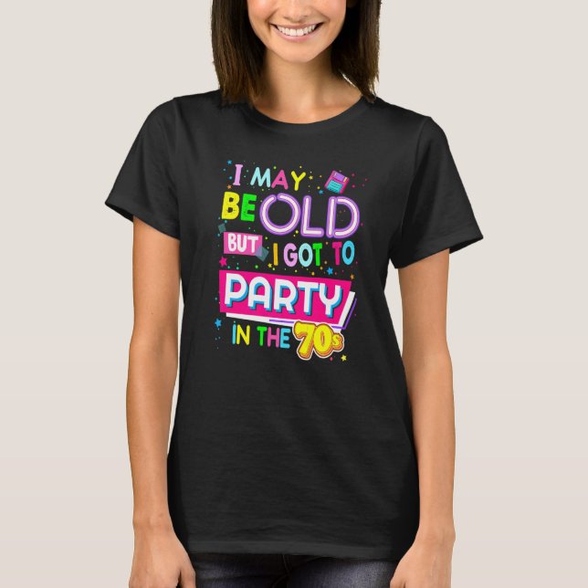 70s Design For Women Rave Outfit & 70s Festival Co T-Shirt (Front)