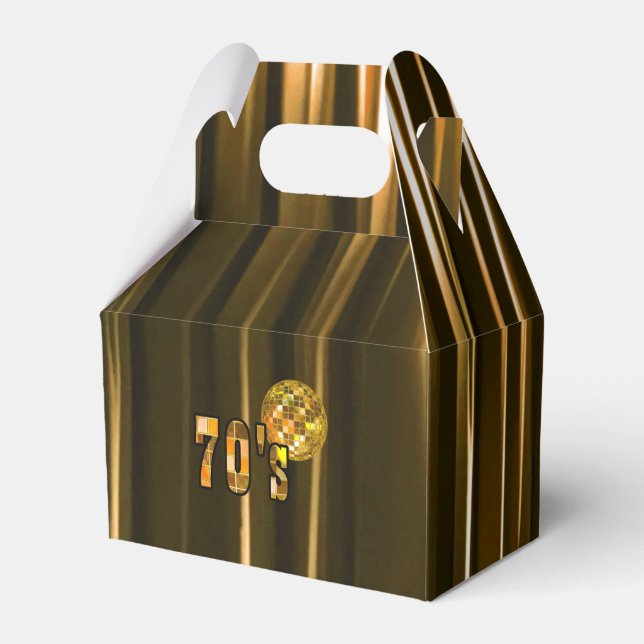 70s Disco Party Favour Box (Front Side)