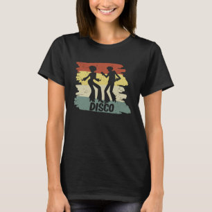 70s Disco Themed Vintage Retro Dancing T-Shirt
