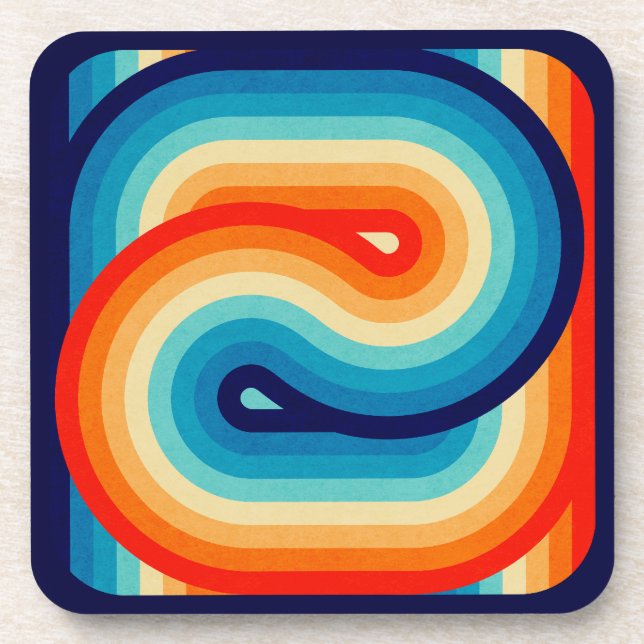 70s Double Wave Coaster (Front)