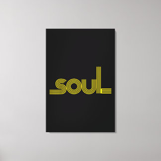 70s Funk Afro Soul Boogie Dance Love Train Canvas Print