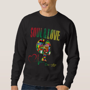 70s Funk Afro Soul Boogie Dance Love Train Funky P Sweatshirt