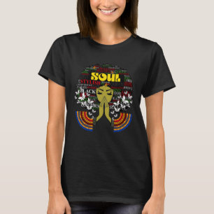 70s Funk Afro Soul Retro Vintage Afro Ankh T-Shirt