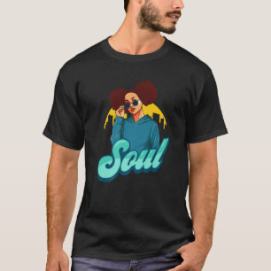 70S Funk Soul Vintage Disco Retro Afro Dancing T-Shirt