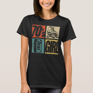 70s Girl 1970s Fashion 70 Theme Party Seventies   T-Shirt