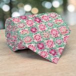 70s Granny Square Crochet Necktie<br><div class="desc">This unique necktie features a vibrant 70s-inspired design, crafted with intricate granny square crochet. It's a bold and stylish statement piece, perfect for adding a touch of retro charm and handmade artistry to any outfit. The warm, inviting colors and textured pattern make it a conversation starter, suitable for both casual...</div>