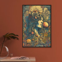 70s Hippie Woman AI Art | Psychedelic Retro