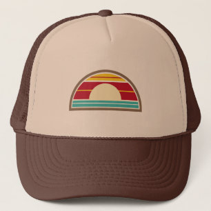 70s Inspired Beach Sunset Hat