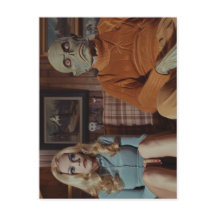 70s Monster and Woman on Couch