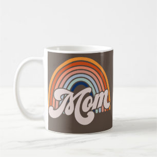 70s Mum Rainbow Retro Mum Coffee Mug
