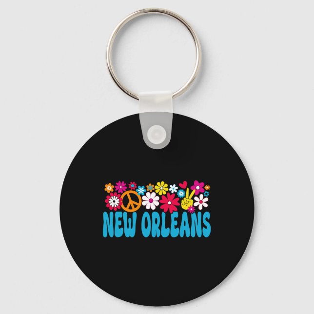 70s New Orleans  Key Ring (Front)
