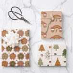 70s Nostalgia Retro Groovy Christmas Wrapping Paper Sheet<br><div class="desc">Take yourself back to the golden days of yesteryear with our 70s Nostalgic Groovy Retro Christmas Wrapping Paper. This fun and ecclectic design evokes the forever-charm of vintage holiday celebrations, featuring groovy motifs that everyone is sure to love and enjoy! Crafted with high-quality materials, our wrapping paper adds a touch...</div>