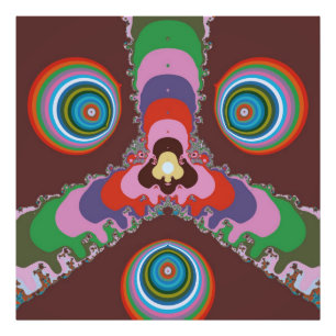 70s Psychedelic Pattern Retro Art Photo Print