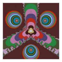 70s Psychedelic Pattern Retro Art